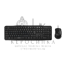 Комплект клавиатура+мышь CBR KB-SET 710 проводной, USB, 1000 DPI, чёрный