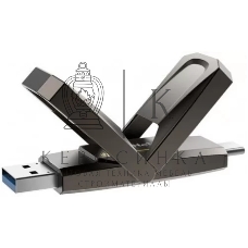 Флешка USB Netac US5 (NT03US5C-256G-32TA), 256Gb, USB 3.2/TypeC, R/W/ 550/500, черный