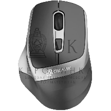 Мышь беспроводная Oklick 516MW черный/серебристый, 1600 dpi, радиоканал, Bluetooth, USB, кнопки - 6