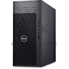 Компьютер Dell Precision 3680 Tower Core i7-14700 (2,1GHz) 16GB (1x16GB) DDR5, 512GB SSD, Nvidia RTX A2000, 12GB GDDR6, 1000W, TPM, No Optical Drive, Win11Pro Multilang, 1YW