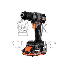 Дрель-шуруповерт аккумуляторная Anycons AC-ID2101, 21В, 2 АКБ, Кейс, Ударная, AC-ID21012