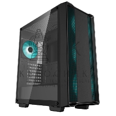 Компьютерный корпус Deepcool CC560 V2 черный без БП ATX 4x120мм 1xUSB 2.0 1xUSB 3.0 audio bott PSU