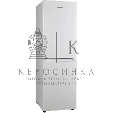 Холодильник Kraft KF-NF271W белый двухкамерный 129/64л морозилка снизу, No Frost