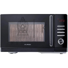 Микроволновая печь Hyundai HYM-D3013 черный, 25 л, 800 Вт, переключатели - кнопки, поворотный механизм