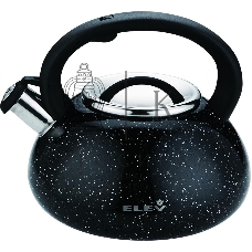 Чайник ELEY из нержавеющей стали со свистком 3 литра