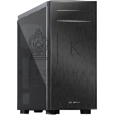 Компьютерный корпус CHIEFTEC HAWK AL-02B-TG-OP без БП, боковая панель из закаленного стекла, черный, ATX