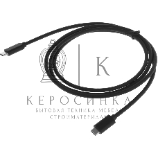 Кабель Buro BU-TYPE-C3.2-4KVID-1.5M 1.5м черный