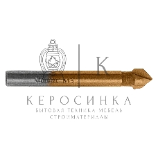 Зенковка конусная Denzel под М3, HSS, по металлу, цилиндрический хвостовик