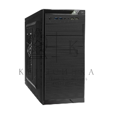 Компьютерный корпус Minitower ExeGate QA-412U-UNS500 (mATX, БП UNS500 с вент. 12см, 2хUSB+2хUSB 3.0, аудио, черный)