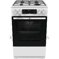 Плита комбинированная Gorenje GK5C60WJ белый, конфорок 4 газовых, духовка 62 л, 50 см x 85 см x 59.4 см