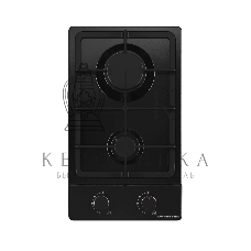 Варочная поверхность Kuppersberg FS 30 B, газ, High-Tech, 30 см, автоматический электроподжиг, газ-контроль, форсунки под сжиженый газ, SABAF конфорки, чугунные решетки, цвет черный, цвет фурнитуры черный