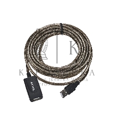 Кабель USB2.0-repeater, удлинительный активный <Am-->Af> 5м, Telecom <TUS7049-5M>