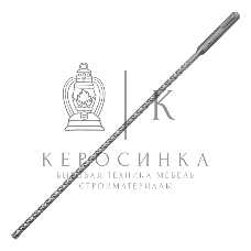 Бур по бетону Denzel цельная крестовая пластина, 6x315 мм, SDS PLUS