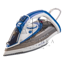 Утюг электрический Endever Delta-231, белый/синий/черный, 3000 Вт, Подача пара до 75 г/мин, Паровой удар до 190 г/мин, 10 шт/уп