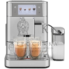 Автоматическая эспрессо-машина KitchenAid 5KES8558ESX, 2.2 л, одновременное приготовление двух чашек, 3 уровня крепости кофе, автоматическая очистка, автоматическая декальцинация, цветной дисплей, сенсорное управление, 40 рецептов, цвет нержавеющая сталь