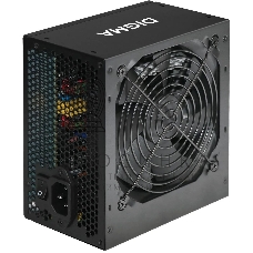 Блок питания Digma DPSU-500W-WH RTL, 500Вт, 80 PLUS белый, 120мм, черный