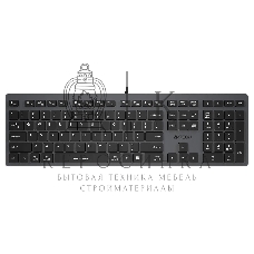 Клавиатура проводная A4Tech Fstyler FX50, USB, серый