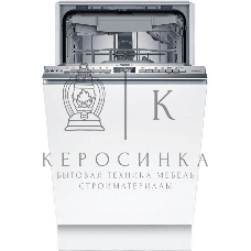 Встраиваемая посудомоечная машина Bosch SPV4EMX10E, серебристый, 44.8 см, 10 компл., 44 дБ, класс C