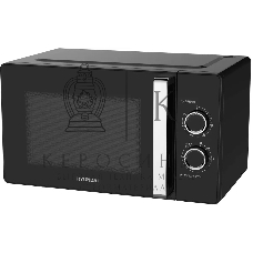 Микроволновая печь Hyundai HYM-M2012 черный/хром, 23 л, 800 Вт, переключатели - поворотный механизм