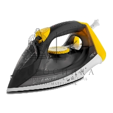 Утюг BRAYER BR4003GY серый/желтый/черный, 2400 Вт, 25 г/мин, 140 г/мин, 330 мл