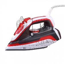 Утюг BQ SI1002 белый/красный, 2600 Вт, 30 г/мин, 140 г/мин, 320 мл