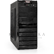 Компьютерный корпус ExeGate EX278399RUS Miditower ExeGate XP-329S Black, ATX, (XP500, Black,120мм), 2хUSB, Audio