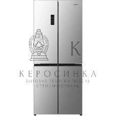 Холодильник Gorenje NRM819E61X серый трехкамерный 311/149л морозилка сбоку, No Frost, Side by Side