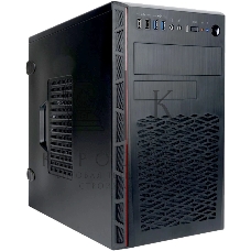 Компьютерный корпус Mini Tower InWin EMR065 черный 500W PM-500ATX U3.0*2+U2.0*2+A(HD)+intrusion switch mATX