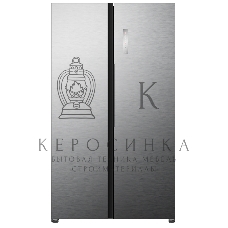 Холодильник Бирюса SBS 644 I нержавеющая сталь двухкамерный 307/291л морозилка сбоку, No Frost, Side by Side