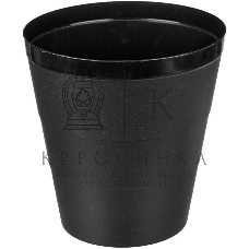 Корзина для бумаг Buro круглая 14 л. пластик черный