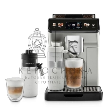 Кофемашина DeLonghi ECAM450.55.S серебристый/черный, исп. кофе - зерновой/молотый, 1.8 л, 1450 Вт, 19 бар