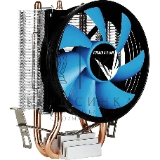 Кулер Aerocool Formula Verkho 2 серебристый/синий 90мм алюминий+медь 2000rpm 25db 4-pin 110W 142мм