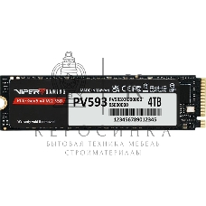 Накопитель SSD M.2 Viper 4.0Tb VP593 Series PV593P4TbM28H (PCI-E 5.0 x4, up to 14000/13000MBs, 3D TLC, 3000TbW, DRAM, NVMe 2.0, SM2508)