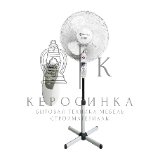 Вентилятор напольный Sakura SA-16G белый/серый ПДУ таймер