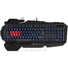 Клавиатура A4Tech Bloody B318 черный USB Multimedia Gamer LED (подставка для запястий)