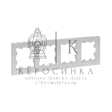 Рамка 4-местная Эпика EKF UP1-FPA-04 алюминий, пластик