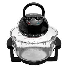 Аэрогриль RAGEX R201-000 черный, 1400 Вт, 12 л, механическое управление, 5 программ