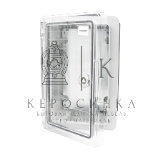 Корпус пластиковый ЩМПп Rexant с прозрачной дверцей и монтажной панелью 300х200х130мм, ABS, УХЛ1, IP65