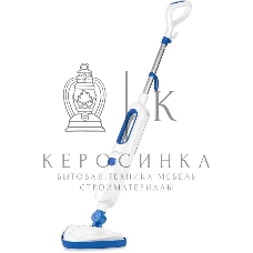 Швабра паровая Kitfort КТ-1048-3 белый/синий