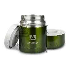 Термос Арктика 302-500 болотный, широкое горло 0,5 л Супер широкое горло, 0,5 л, для супа и еды, холод/тепло 12 ч