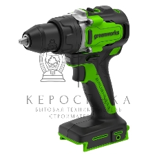Дрель-шуруповерт аккумуляторная GREENWORKS GD24DD90, Аккумуляторная, 24В, Без АКБ и ЗУ