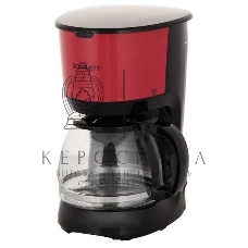 Кофеварка капельная Scarlett SC-CM33013 красный/черный, исп. кофе - молотый, 1.25 л, 750 Вт.