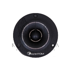 Колонки автомобильные Phantom MT30, 80Вт, 98дБ, 4Ом, 2.5 см, без решетки (1 дюйм) (ком.:2 кол.)