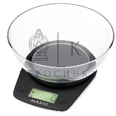 Весы кухонные Maxvi KS102P черный