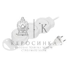 Удлинитель бытовой Smartbuy (SBE-10-3-07m-N) 3 гн х 7,0 м белый