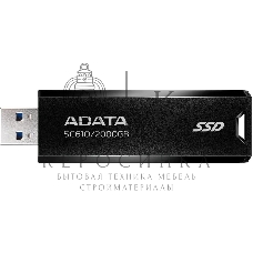 Внешний SSD ADATA SC610, 2TB, USB 3.2 Gen 2 Type-A, R/W 550/500, черный