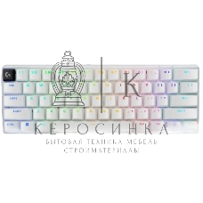 Клавиатура Logitech G PRO X 60 гибридная, Bluetooth, радиоканал, белый