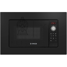 Встраиваемая микроволновая печь Bosch BFL623MB3 черный, 20 л, 800 Вт, переключатели - поворотный механизм/сенсор