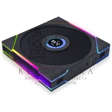 Корпусный вентилятор LIAN LI UNI FAN TL LCD (3pcs) G99.12TLLCD3B.00 черный 120мм 1900rpm 27db 7-pin