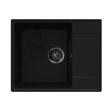 Кухонная мойка Maunfeld Lacrima 605 MFQS-605B черный